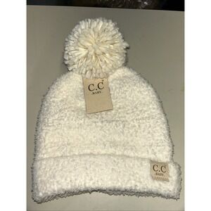 CC Baby Winter Beanie Hat So Soft!! New With Tags Winter White